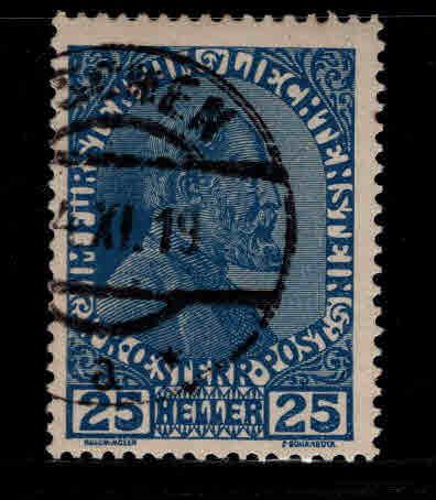 LIECHTENSTEIN Scott 9 Used CTO from 1917-18 se