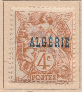 FRENCH COLONY ALGERIA 1924-25 4c MH* Stamp A29P25F33131-