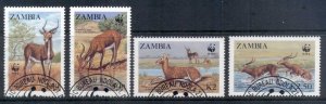 Zambia 1987 WWF Black Lechwe FU