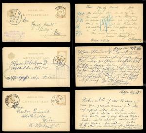 HUNGARY (60) Early Postal Cards All postally cancelled & used c1890s