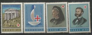 GREECE 764-767 MNH, INTERNATIONAL RED CROSS CENTENARY