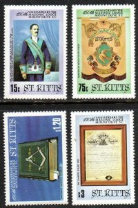 St. Kitts Sc #169-172 MNH