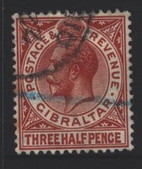 Gibraltar Sc#78a Used