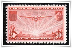 SC#C22 50¢ China Clipper (1937) MNH