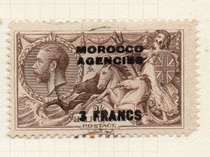 Morocco Agencies French Zone 1924-32 Used Shades 3F. Optd Surcharged NW-180671