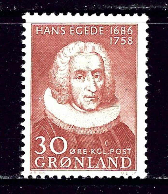 Greenland 46 MNH 1958 Hans Egede