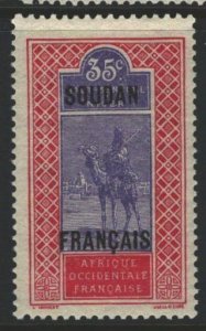 French Sudan Sc#35 MH