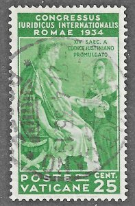 Vatican (1935) - Scott # 43,  Used