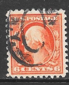 USA 468: 6c Washington, used, F-VF