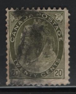 CANADA  84   USED QUEEN VICTORIA