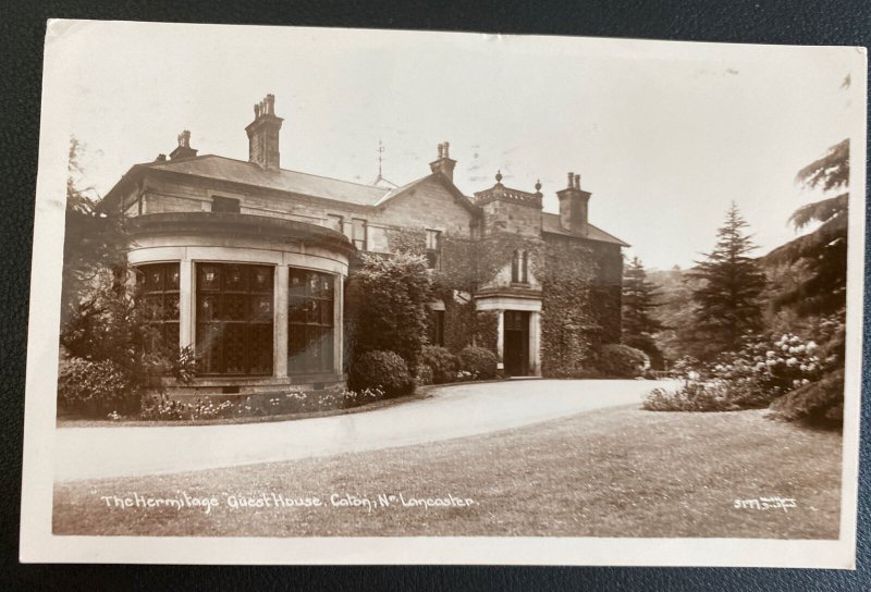 1937 Aylesbury England RPPC Postcard Cover To Lausanne Switzerland Hermitage Hou