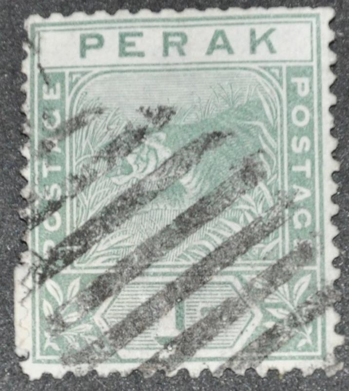 DYNAMITE Stamps: Malaya Perak Scott #42  USED