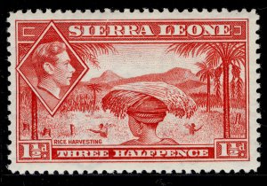 SIERRA LEONE GVI SG190, 1½d scarlet, LH MINT. Cat £20.