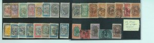 88082 - MADAGASCAR - STAMPS - LOT OF USED  STAMPS with TRAIN AMBULANT postmarks