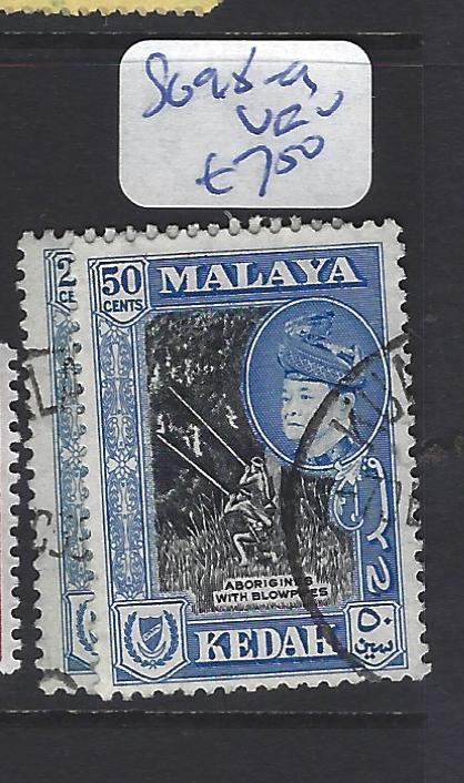  MALAYA KEDAH (P0707B)  SULTAN 20C-50C   SG 98-9   VFU