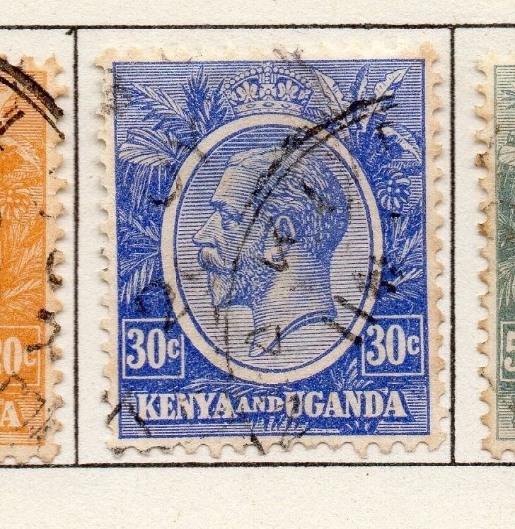 Kenya Uganda 1922 Early Issue Fine Used 30c. 270266