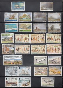 Jersey 1987 Year set,  (7sets) NHM