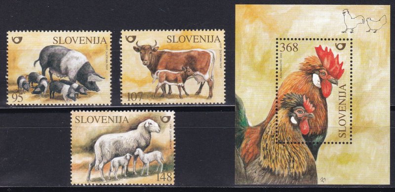 Slovenia, Fauna, Animals, Birds MNH / 2003