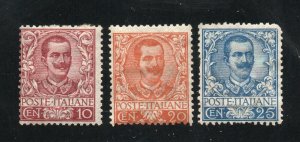 Italy - Sc# 79 - 81MH (dist gum)     -   Lot 0221918