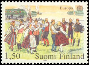 1981 Finland #655-656, Complete Set(2), Never Hinged