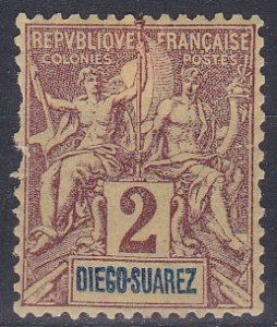 Diego Suarez Sc #39 Mint Hinged