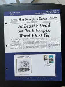 NY times Philatelic history of US panel:  At least 8 dead as peak erupts