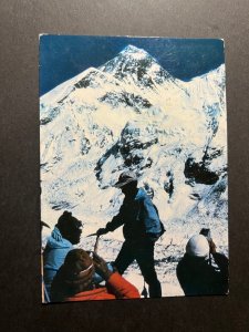 1972 Nepal Postcard Cover to Nurnberg West Germany Everest Expedition Signatures