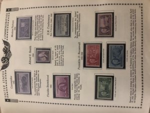 The All American Stamp Album Mint Stamps Very Nice Starts At 1933 Almost Full