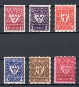 GERMANY 1922 INFLATION SET SCOTT 212-217 MICHEL 199-204 PERFECT MNH