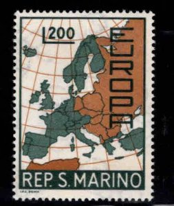 San Marino Scott 664 Europa Map stamp MNH**