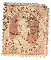 Queensland 25, used, 1871, (a286b)
