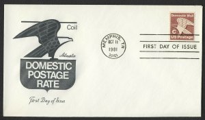 #1947 'C' Eagle, Artmaster FDC **ANY 4=FREE SHIPPING**