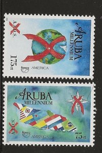 ARUBA   SC #   193 - 4   MNH