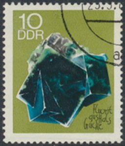 German Democratic Republic  SC# 1106  Used  Minerals    see details & scans