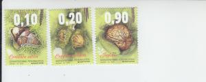 2015 Bosnia & Herzegovina Serb Adm Nuts (Scott 524-26) MNH