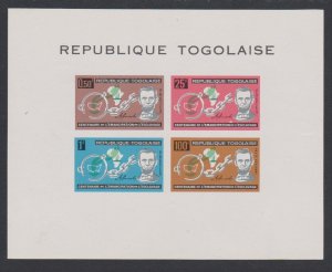 Togo Lincoln Centenary of American Slaves' Emancipation MS 1963 MNH SG#MS339a
