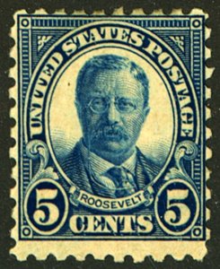 U.S. #586 MINT OG HR