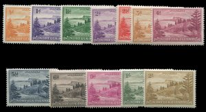 Norfolk Island #1-12 (SG 1-12) Cat£35, 1947 View of Ball Bay, complete set, ...