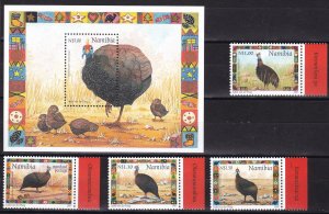 Namibia, Fauna, Birds MNH / 1997