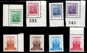 Thailand Scott 373-380 MNH** 1962 WHO anti malaria stamp set