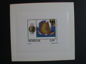 ​SENEGAL STAMP:1992-SC#1027 MAP OF WEST GERMANY DELUXE PROOF-SHEET