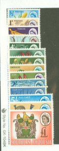 Southern Rhodesia #95-108  Single (Complete Set)