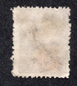 Romania 1901 15b lilac gray Carol I, Scott139 used, value = 85c