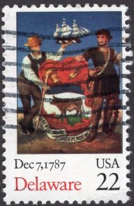 United States 2336 - Used - 22c Deleware (1987)