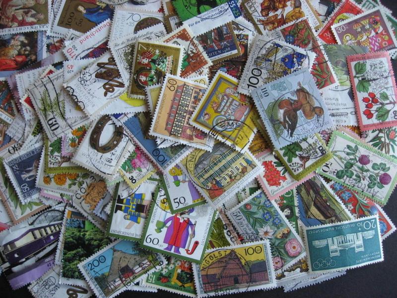 WEST GERMANY collection 265 different semi postals with modern,HV, mixed cond