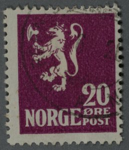 Norway #118 Used Fine Place Cancel HRM