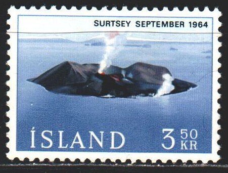 Iceland. 1965. 394 from the series. Volcanoes, geology. MNH.