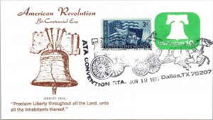 US EVENT COVER CACHETED AMERICAN REVOLUTION BICENTENNIAL ERA TOPEX 1977