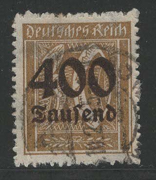 Germany Reich Scott # 275, used, exp h/s
