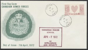 1972 #560 UN World Health Day FDC Cdn Armed Forces Cachet Borden ONT CDS